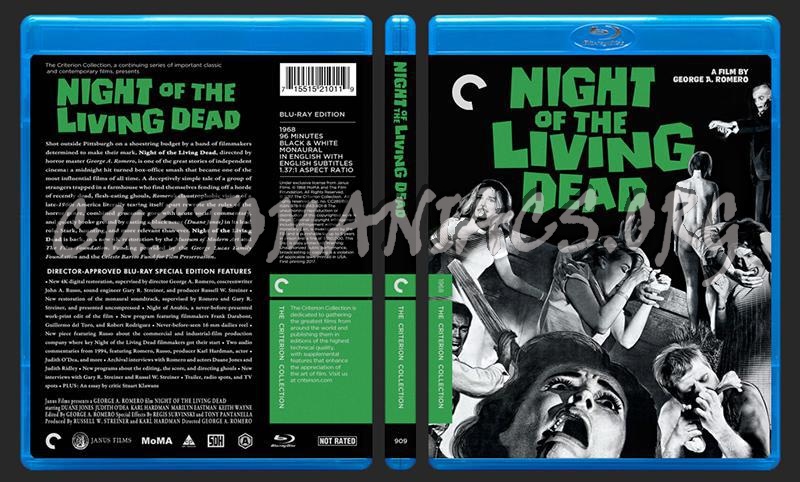 909 - Night of the Living Dead blu-ray cover