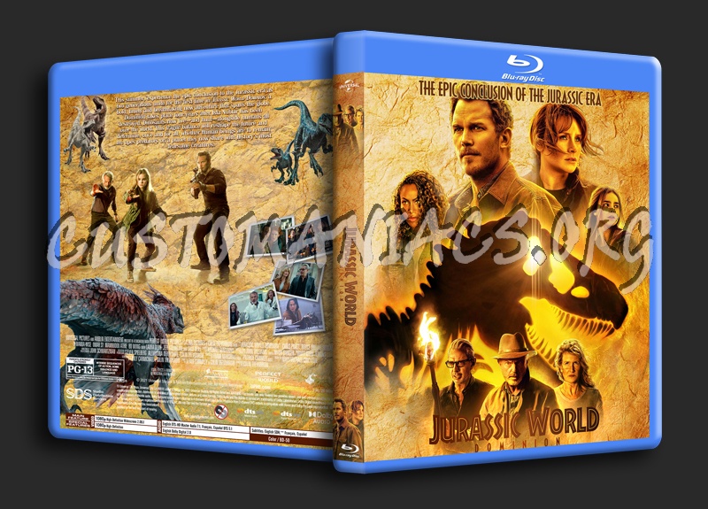 Jurassic World Dominion dvd cover