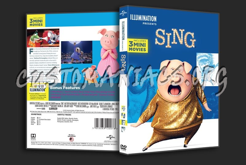 Sing dvd cover