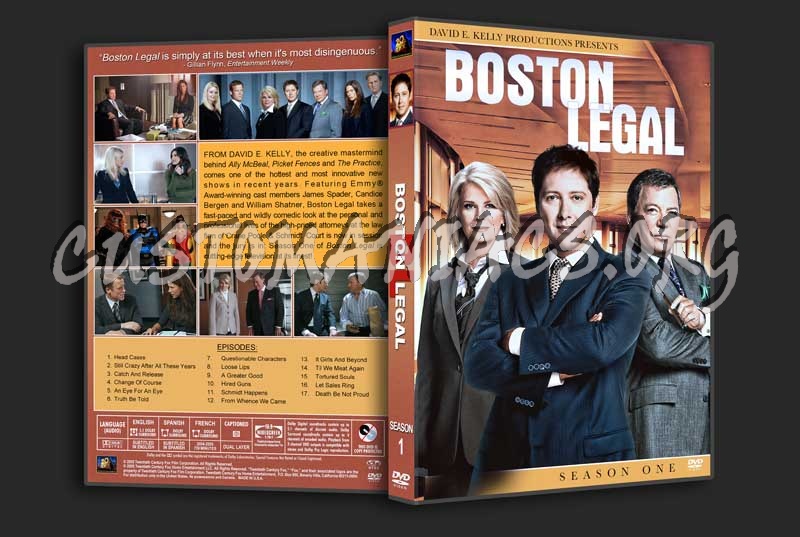 Boston Legal - The Complete Series dvd cover