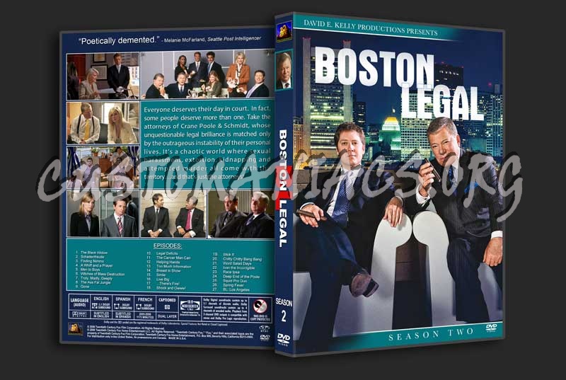 Boston Legal - The Complete Series dvd cover