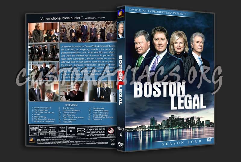 Boston Legal - The Complete Series dvd cover