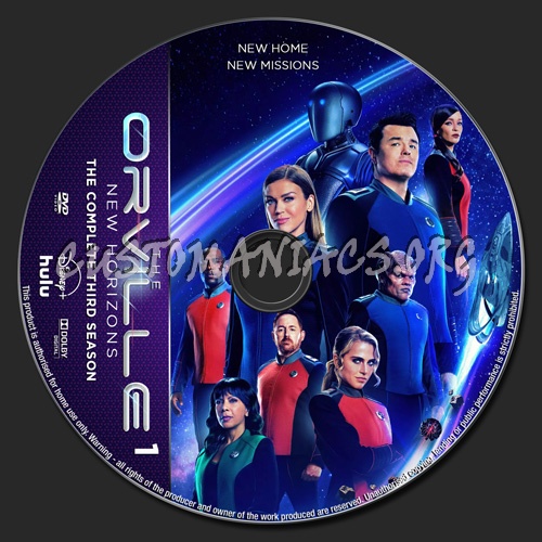 The Orville Season 3 dvd label