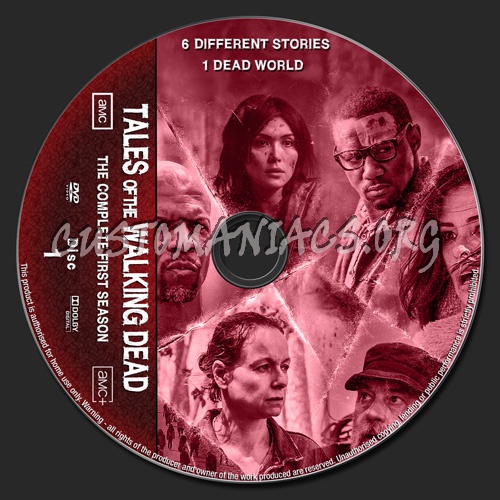 Tales Of The Walking Dead Season 1 dvd label