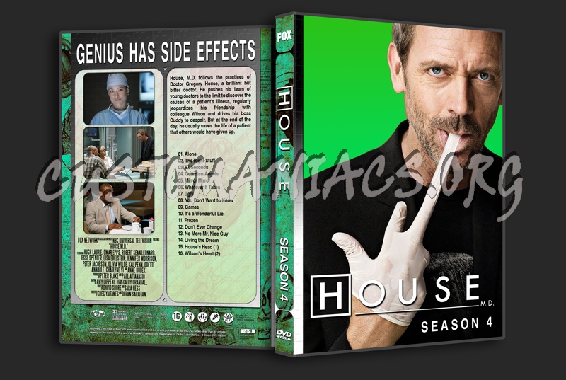 House M.D. Season 4 dvd cover