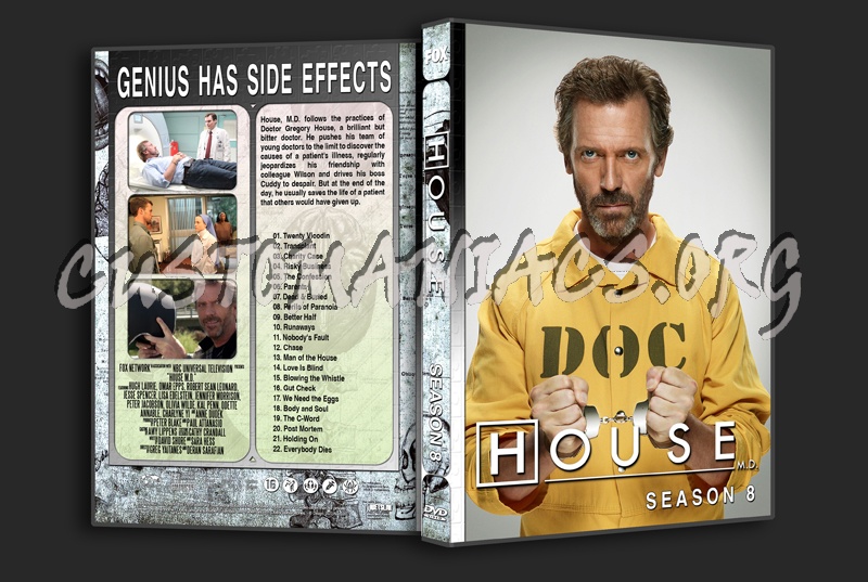 House M.D. Season 8 dvd cover