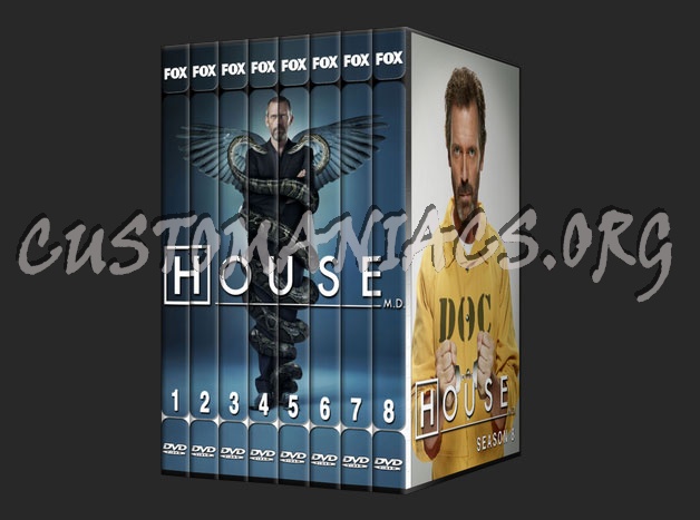 House M.D. Complete with Spine dvd cover