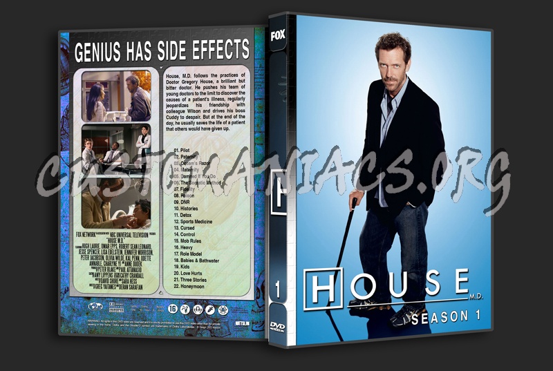 House M.D. Complete with Spine dvd cover
