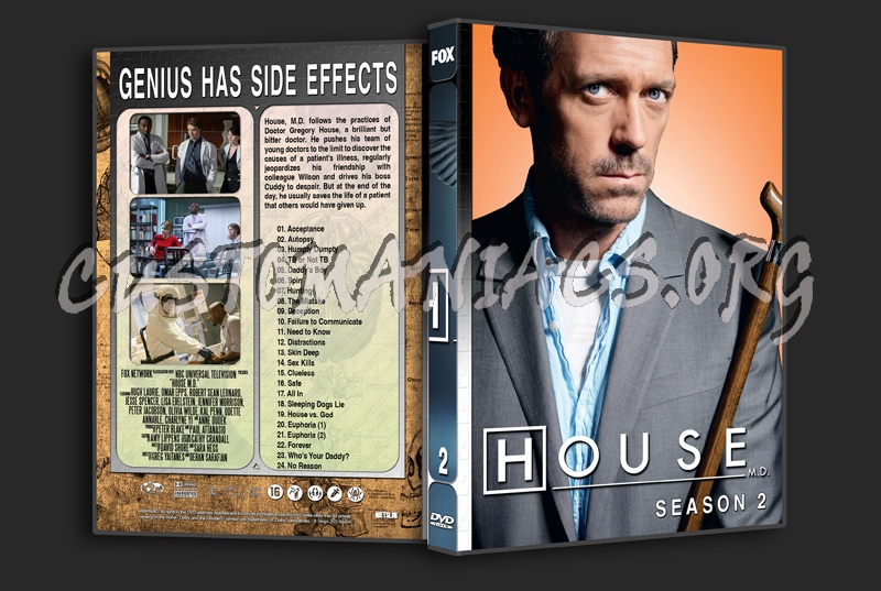 House M.D. Complete with Spine dvd cover