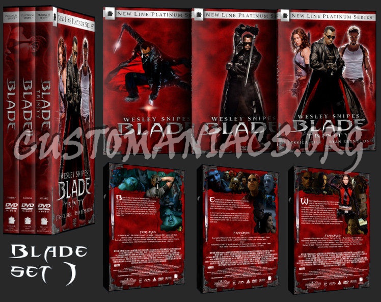 Blade Trilogy dvd cover