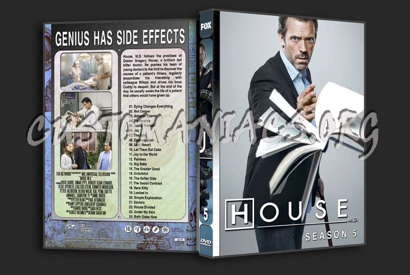 House M.D. Complete with Spine dvd cover