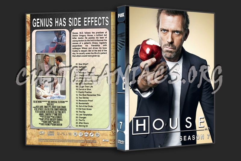 House M.D. Complete with Spine dvd cover