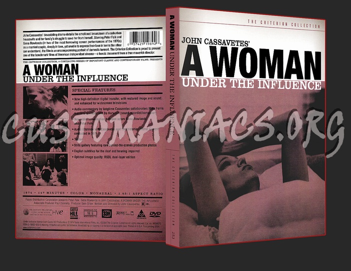 253 - A Woman Under the Influence dvd cover