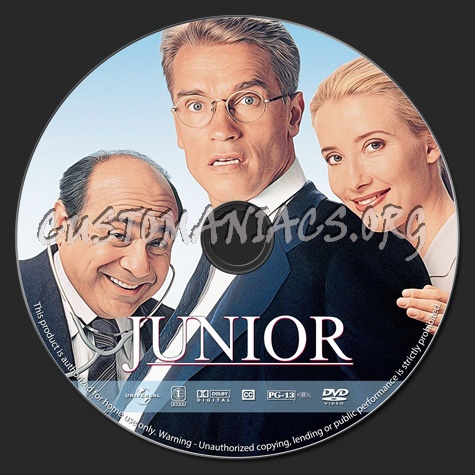 Junior dvd label