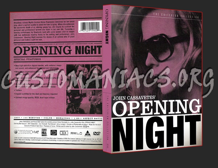 255 - Opening night dvd cover