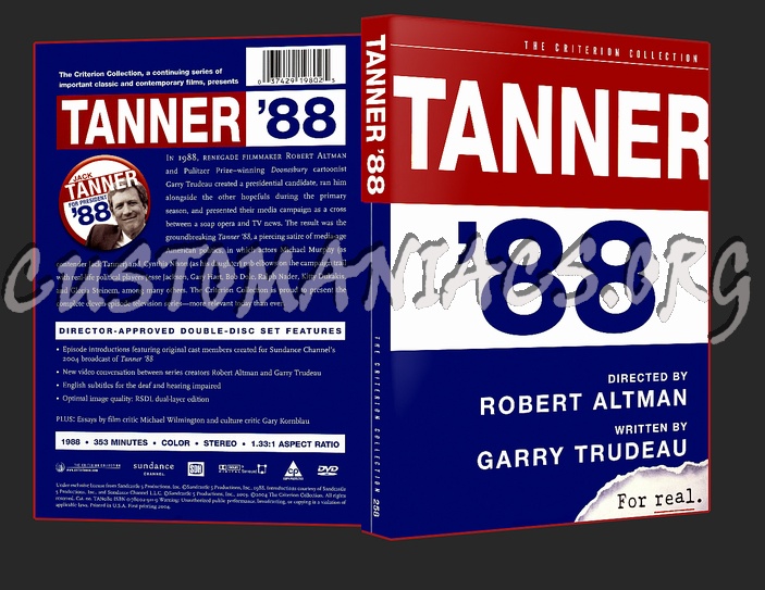 258 - Tanner '88 dvd cover