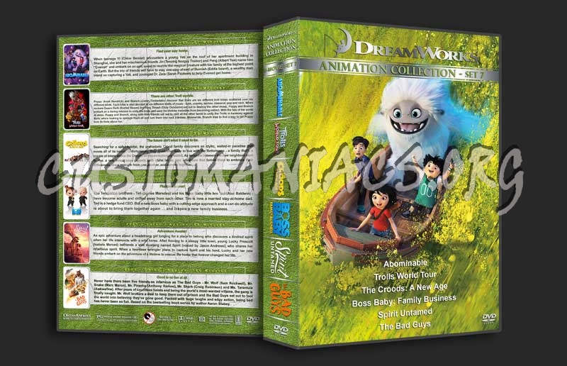 Dreamworks Animation Collection - Set 7 (2019-2022) dvd cover