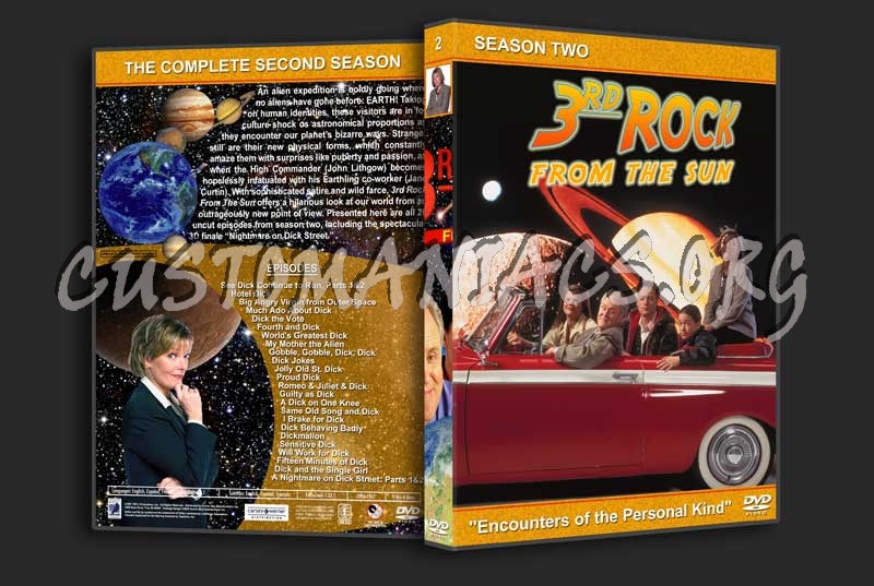 3rd Rock from the Sun - The Complete Series (spanning spine) dvd cover