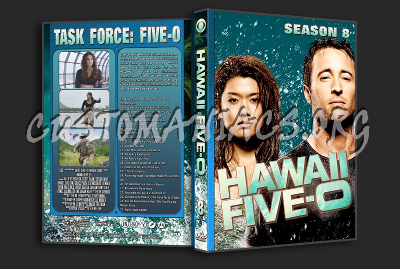 Hawaii Five-0 - Season 8 dvd cover