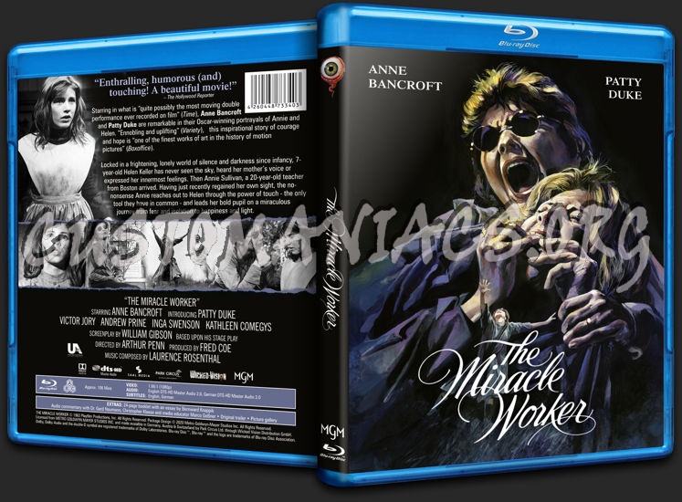 The Miracle Worker (1962) blu-ray cover