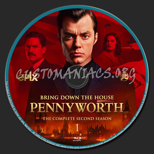 Pennyworth Season 2 blu-ray label