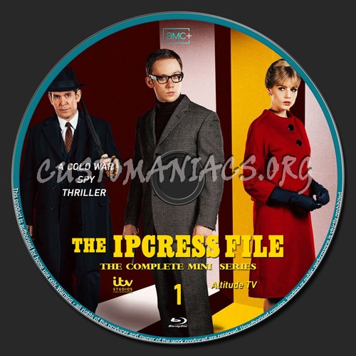 The Ipcress File Season 1 blu-ray label
