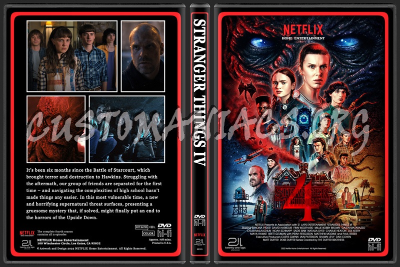 Stranger Things - Season 4 dvd cover