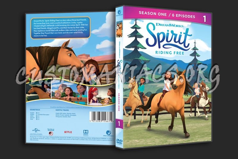 Spirit Riding Free Season 1 dvd cover