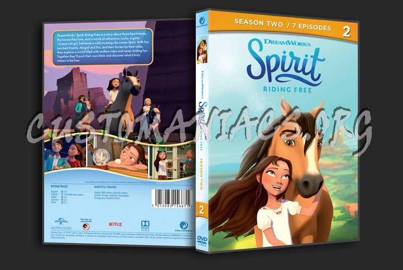 Spirit Riding Free Season 2 dvd cover
