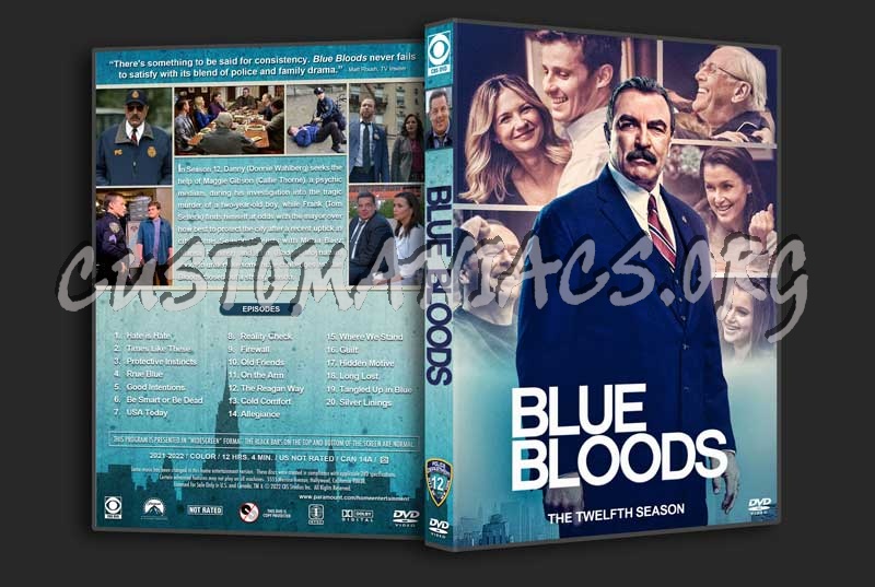 Blue Bloods - Season 12 dvd cover
