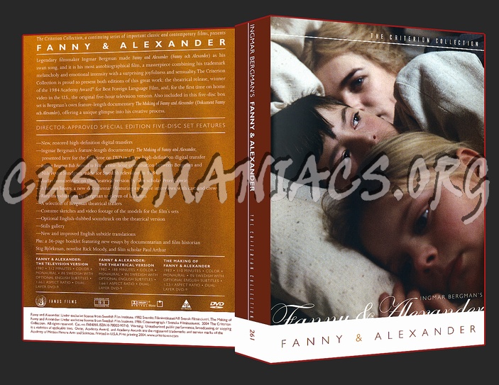 261 - Fanny and Alexander dvd cover