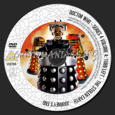 Doctor Who Series 4 Disc 4 dvd label