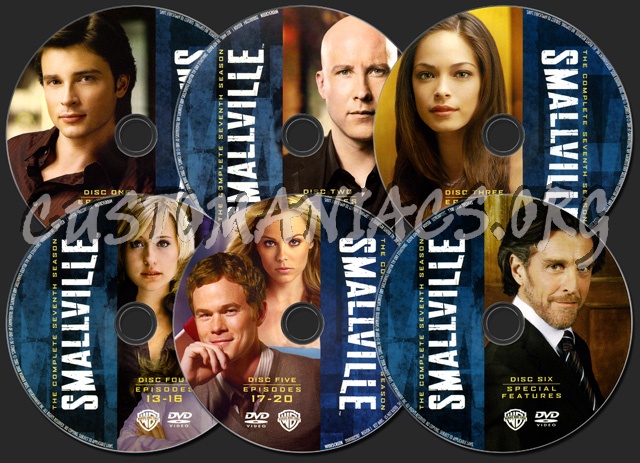 Smallville Season 7 dvd label