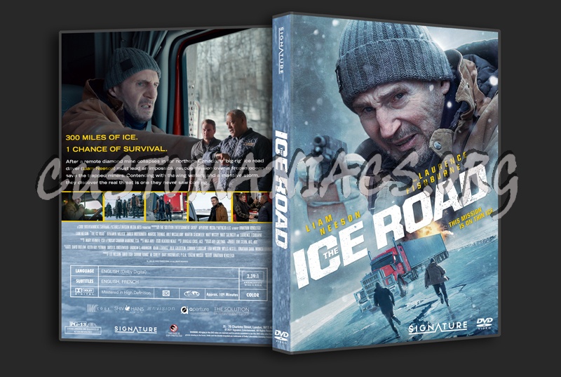The Ice Road (2021) dvd cover