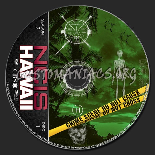 NCIS Hawaii Season 2 dvd label