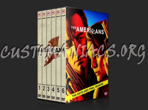 The Americans - The Complete Series (spanning spine) dvd cover