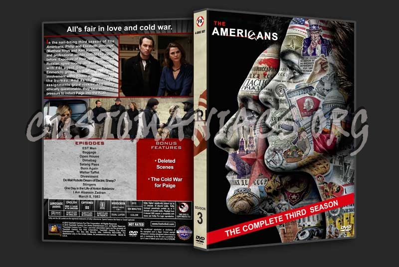 The Americans - The Complete Series (spanning spine) dvd cover