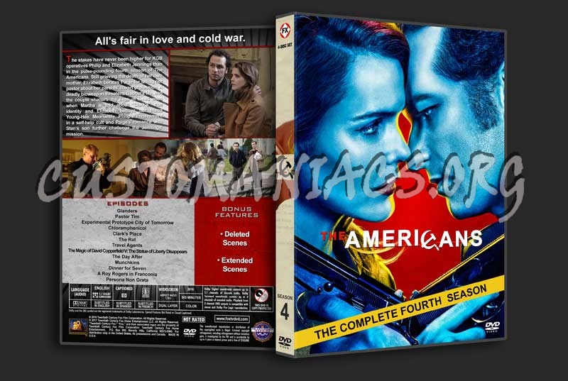 The Americans - The Complete Series (spanning spine) dvd cover