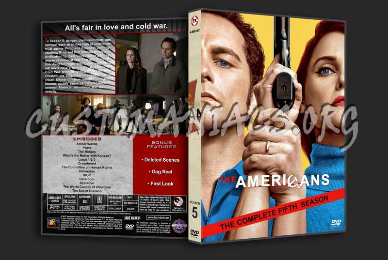 The Americans - The Complete Series (spanning spine) dvd cover