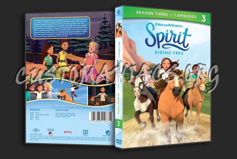 Spirit Riding Free Season 3 dvd cover