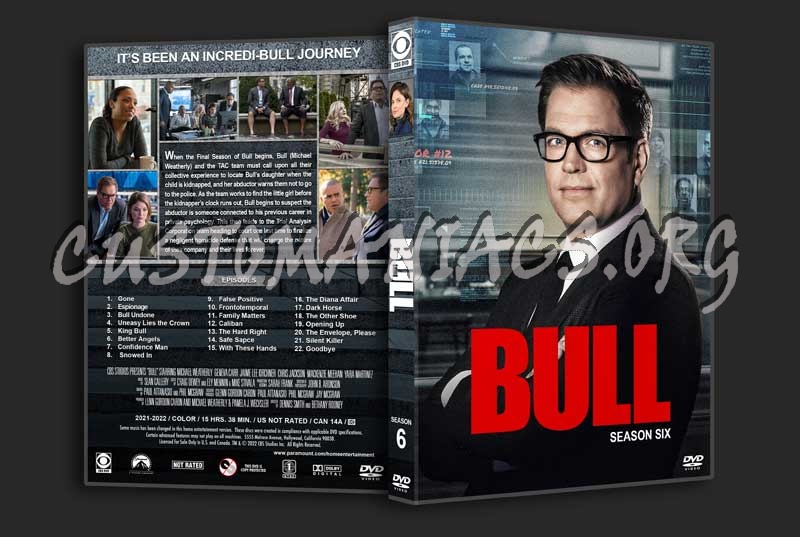 Bull - Season 6 dvd cover
