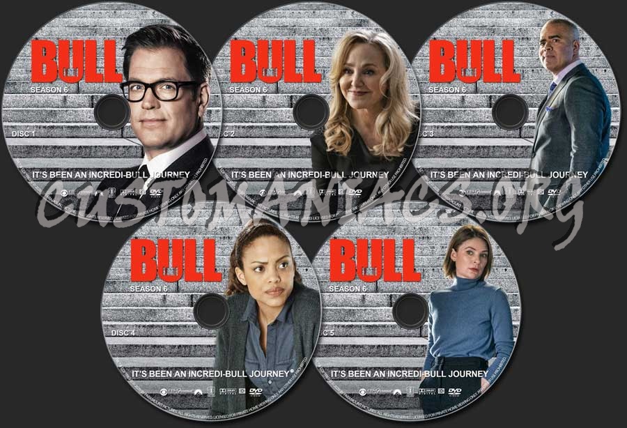 Bull - Season 6 dvd label