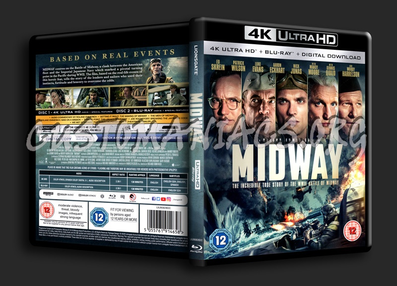 Midway 4K blu-ray cover