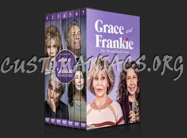 Grace and Frankie - The Complete Series (spanning spine) dvd cover