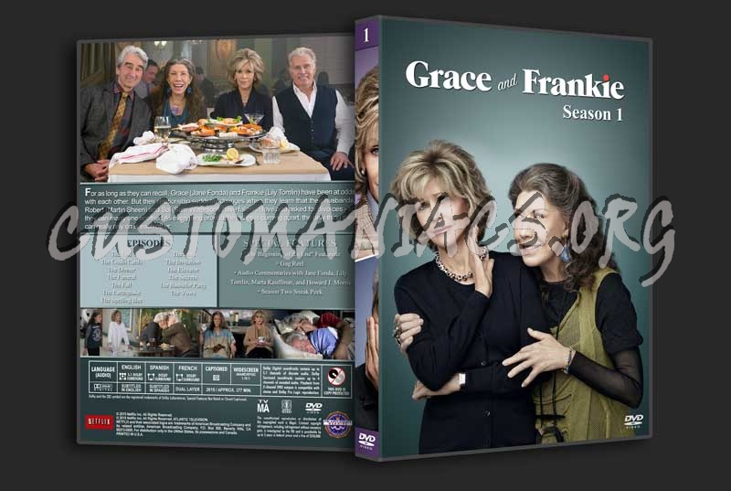 Grace and Frankie - The Complete Series (spanning spine) dvd cover