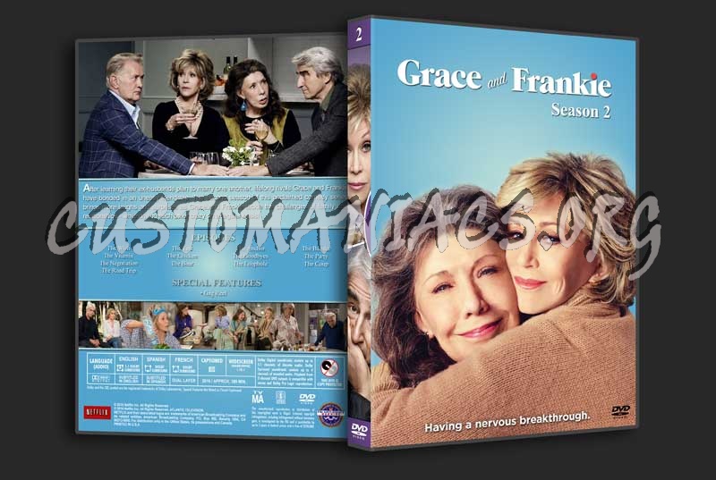 Grace and Frankie - The Complete Series (spanning spine) dvd cover