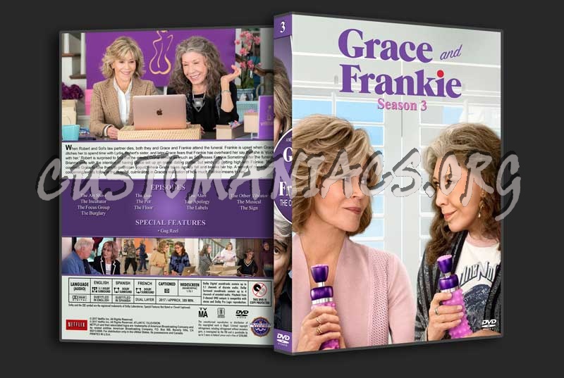 Grace and Frankie - The Complete Series (spanning spine) dvd cover