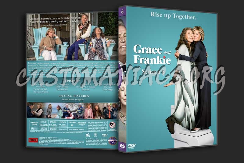 Grace and Frankie - The Complete Series (spanning spine) dvd cover