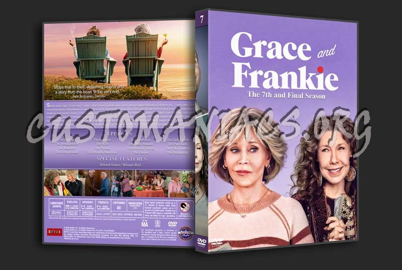 Grace and Frankie - The Complete Series (spanning spine) dvd cover