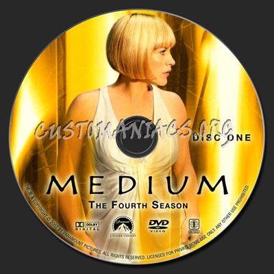Medium Season 4 dvd label